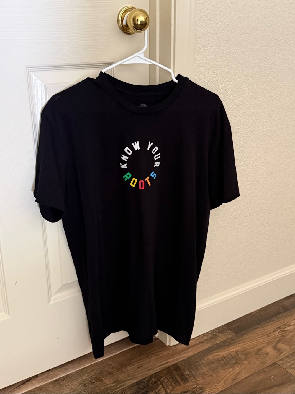 Know Your Roots Black Graphic Tee - Men's Short Sleeve
